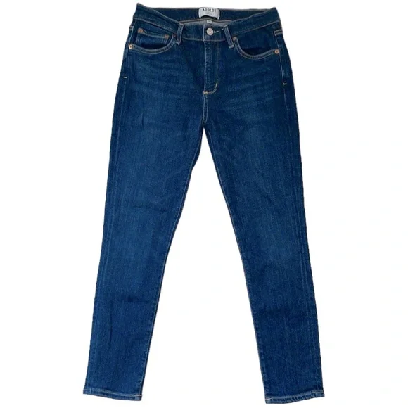 Agolde Sophie High Rise Skinny Crop in Reverb, Size 28 - Picture 3 of 12